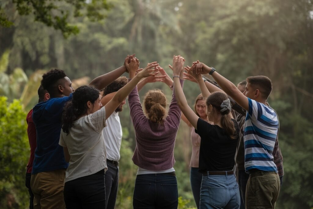 Living the Beatitudes Daily 3 group enthusiasm